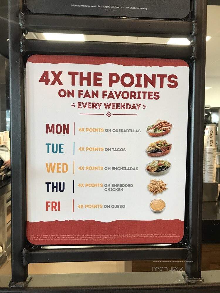 Cafe Rio - Salt Lake City, UT menu_pic