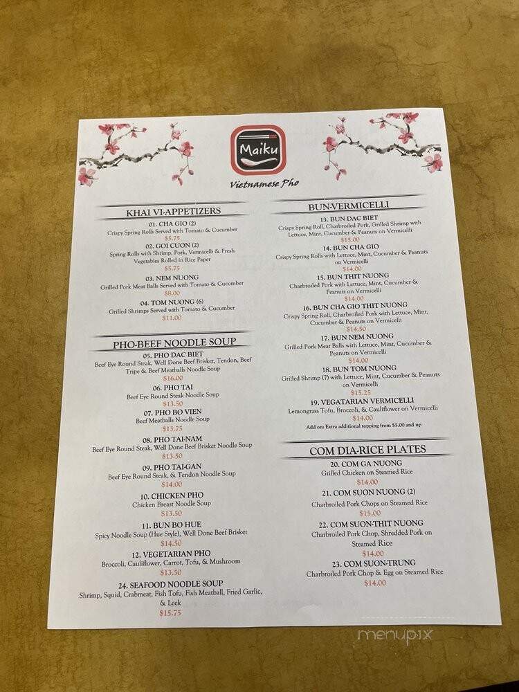 Vietnam's Pho - Pittsburgh, PA menu_pic