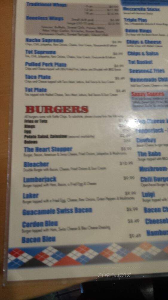 Bay View Bar & Grill - Detroit Lakes, MN menu_pic