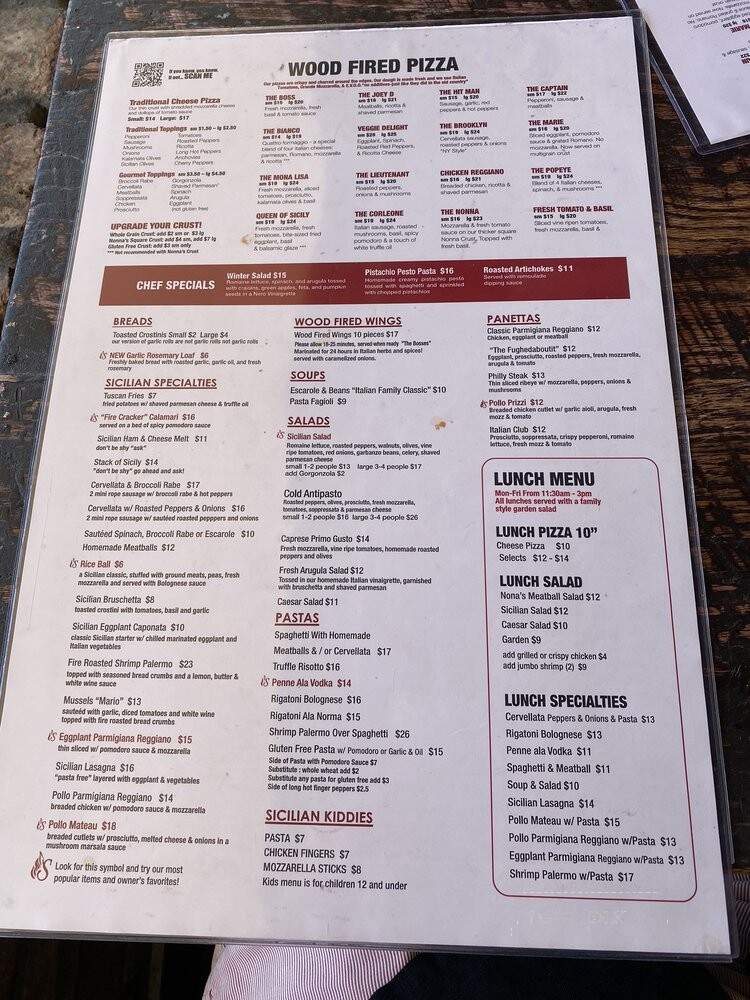 Sicilian Oven - Lighthouse Point, FL menu_pic