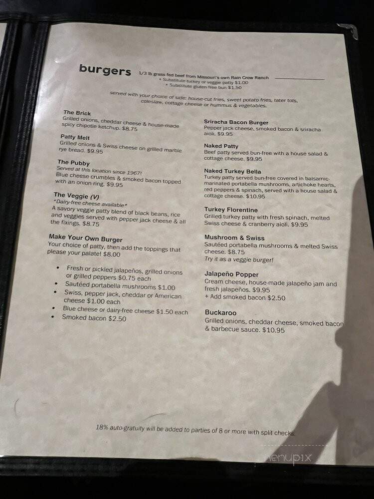 The Brick - Kansas City, MO menu_pic