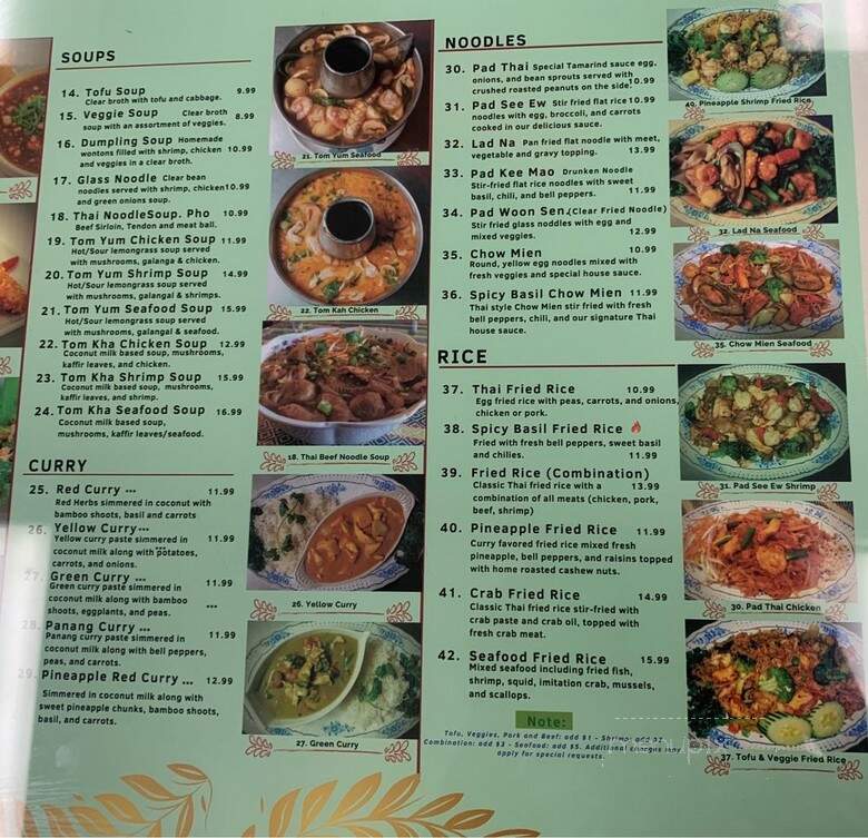 Thai Nary BBQ - Azusa, CA menu_pic