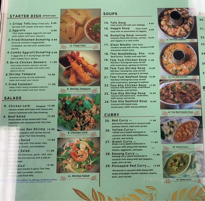 Thai Nary BBQ - Azusa, CA menu_pic