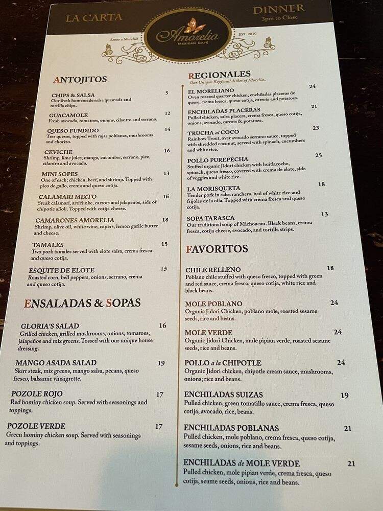 Amorelia Mexican Cafe - Costa Mesa, CA