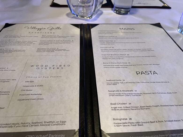Villaggio Grille - Orange Beach, AL menu_pic