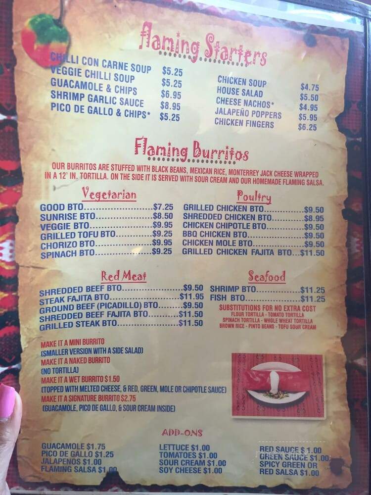 Flaming Burrito - Union City, NJ