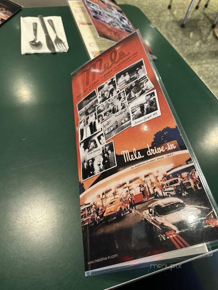 Mel's Drive-in - San Francisco, CA menu_pic