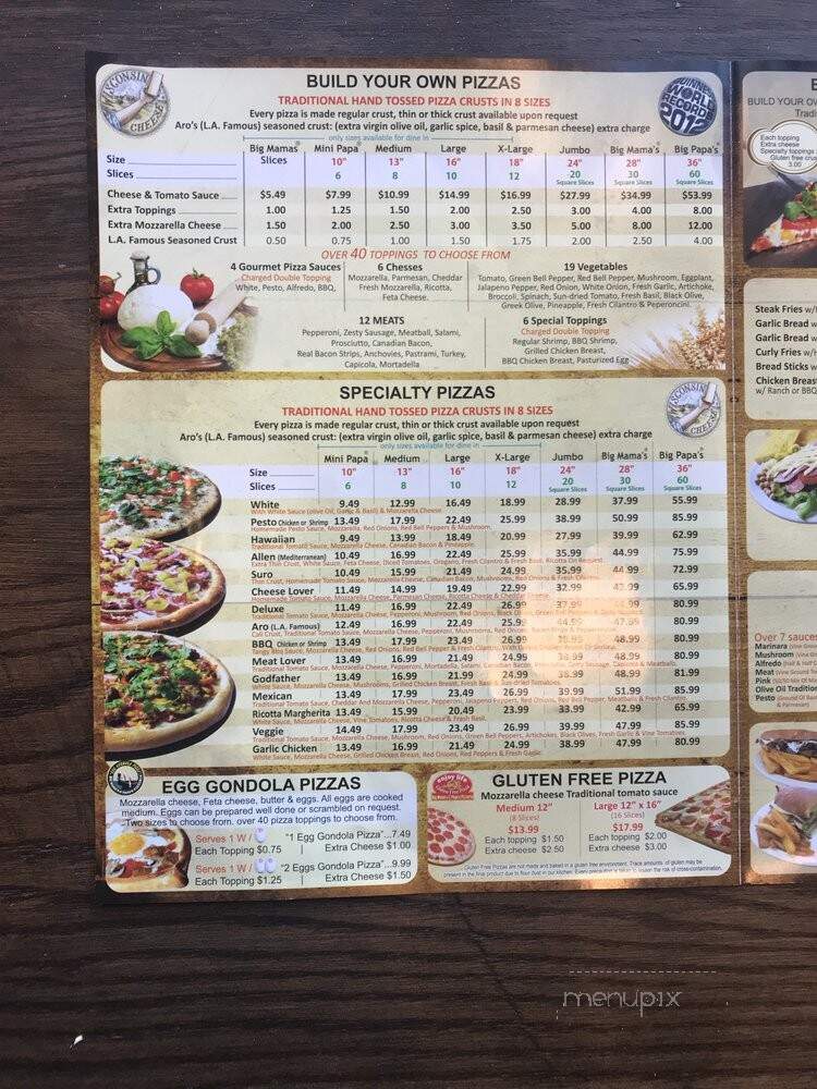 Big Mama's & Papa's Pizzeria - Sunland, CA menu_pic