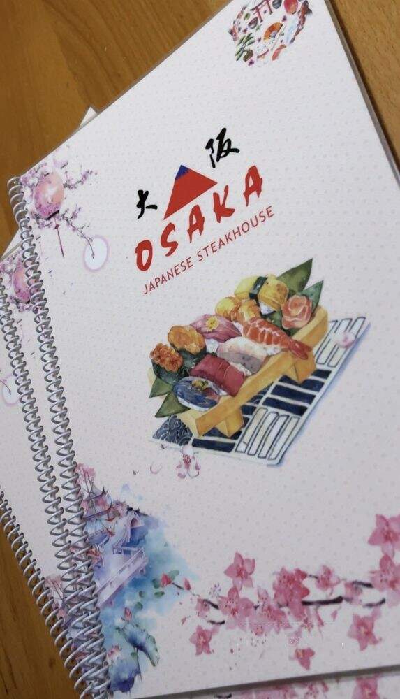 Osaka Japanese Steakhouse - Beavercreek, OH menu_pic