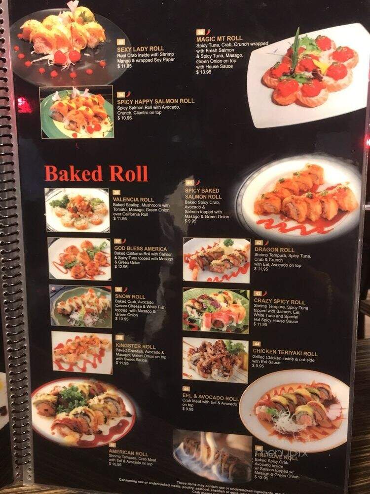 Love Sushi - Newhall, CA menu_pic