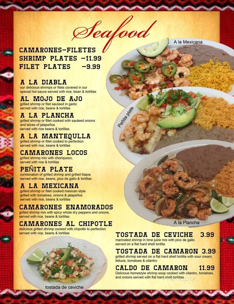 El Jaliciense - Nashville, TN menu_pic