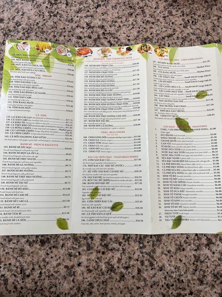 Pho 888 - Chicago, IL menu_pic