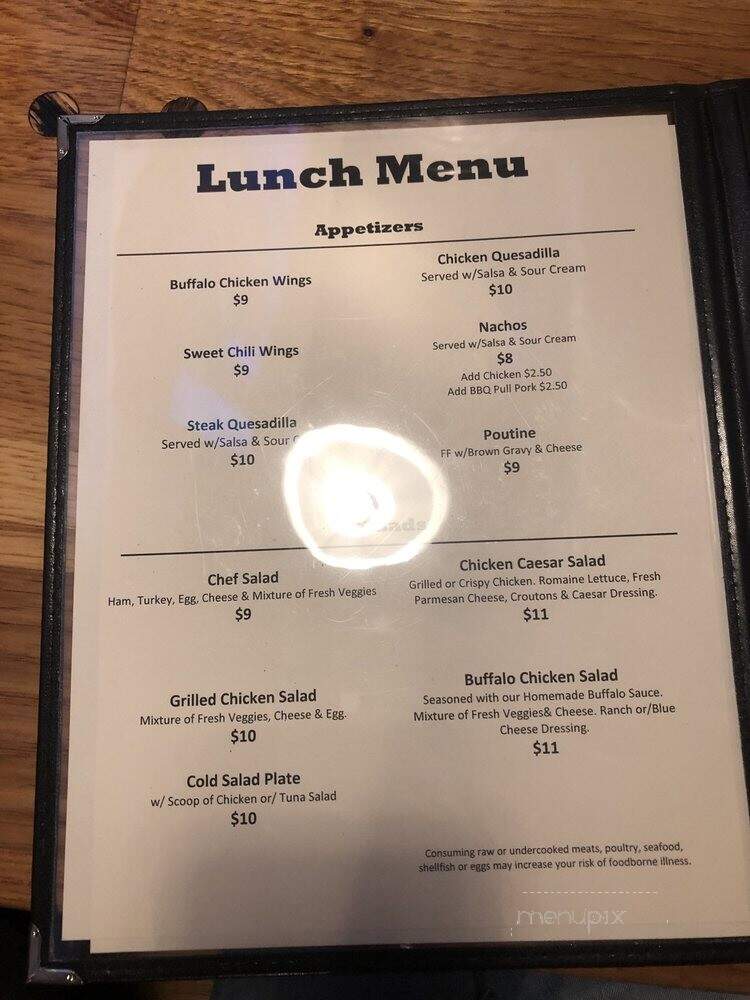 Wilfred's Restaurant - Gorham, NH menu_pic