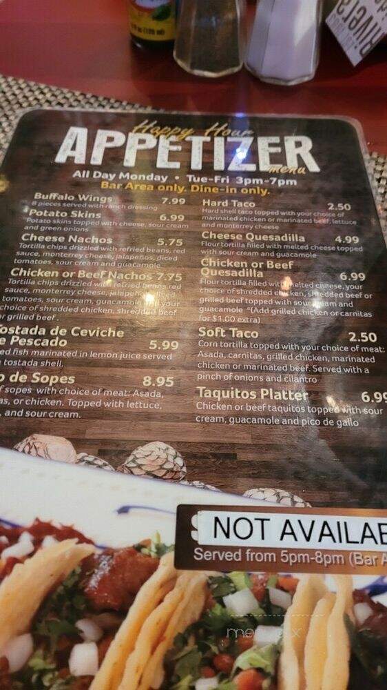 El Merengon - Carson, CA menu_pic
