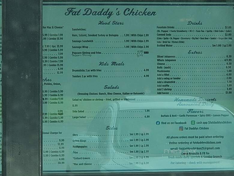 Phat Daddy's Fish & Chicken - Austin, TX menu_pic