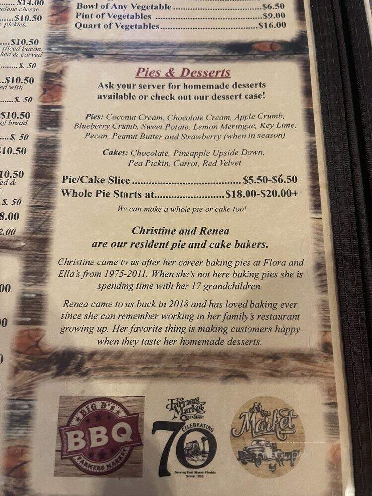 Farmer's Market - Fort Myers, FL menu_pic