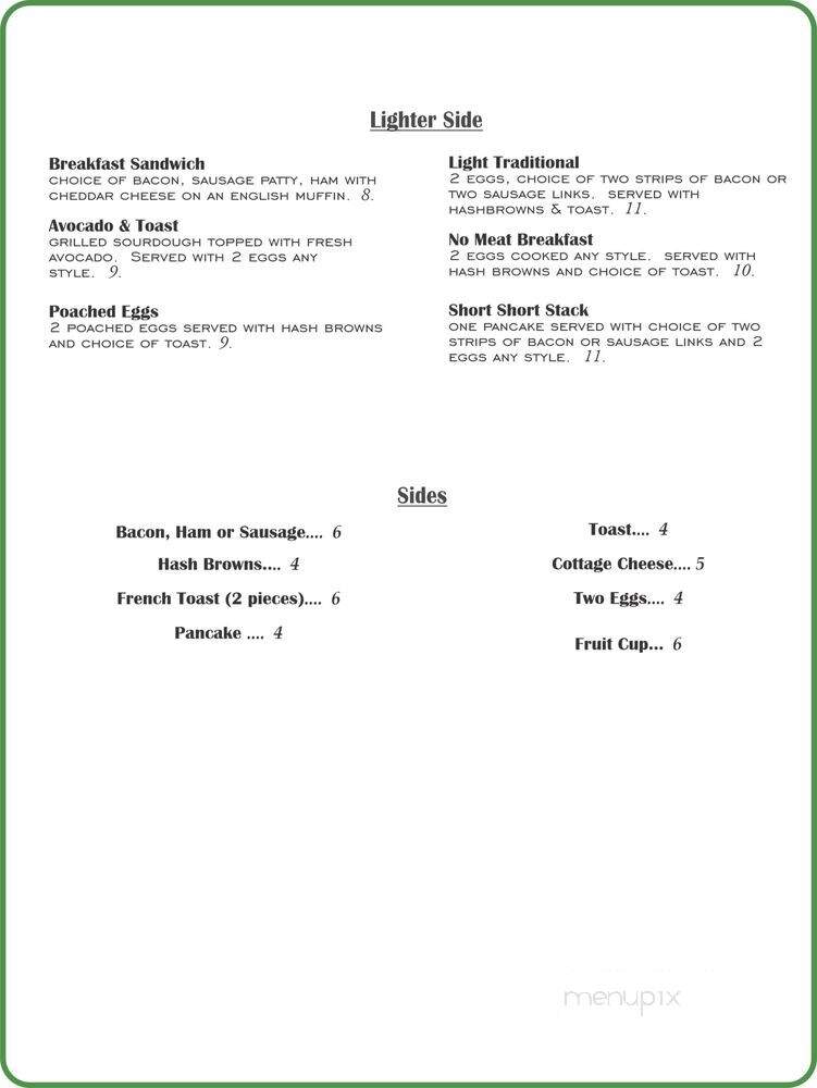 Dino's Bistro - Renton, WA menu_pic