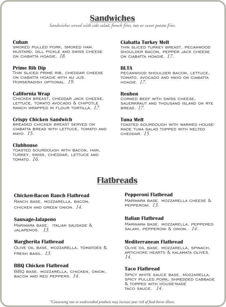 Dino's Bistro - Renton, WA menu_pic