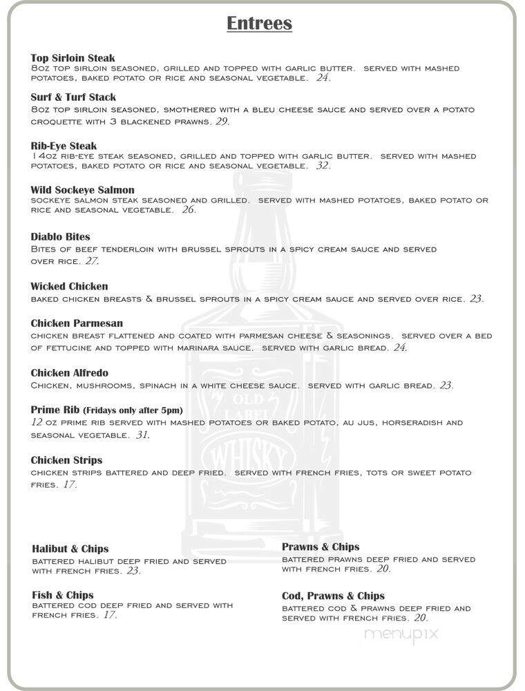 Dino's Bistro - Renton, WA menu_pic
