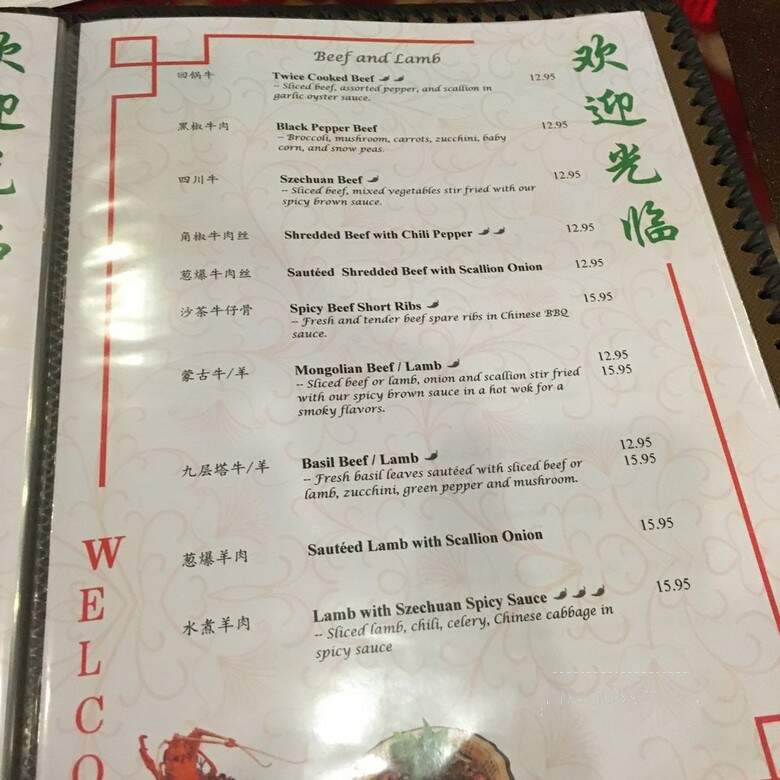 Szechwan Garden - Elkhart, IN menu_pic