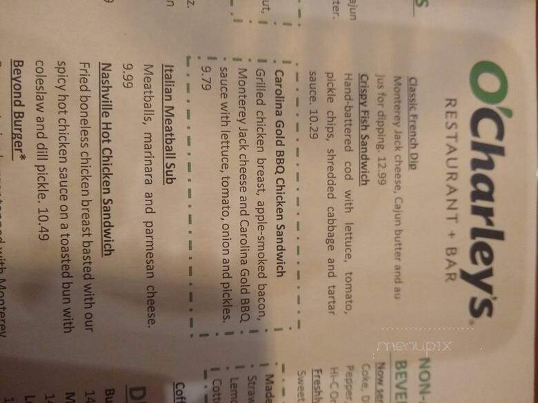 O'charley's - Erie, PA menu_pic