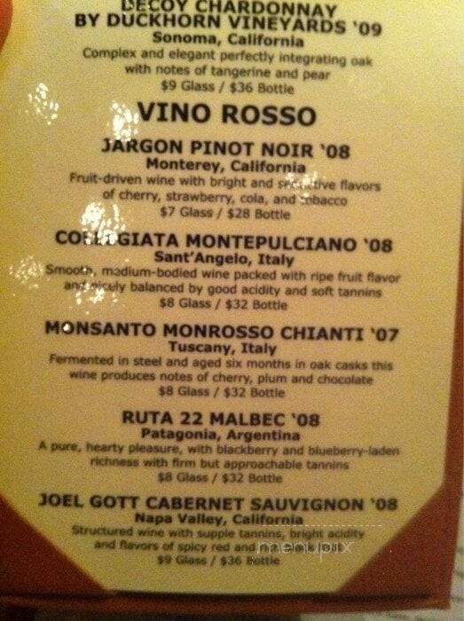 Vespa Pizzaria - Daniel Island, SC menu_pic