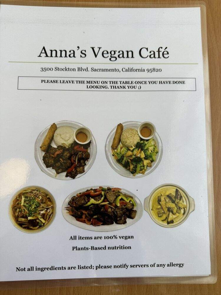 Au Lac Veggie - Sacramento, CA menu_pic