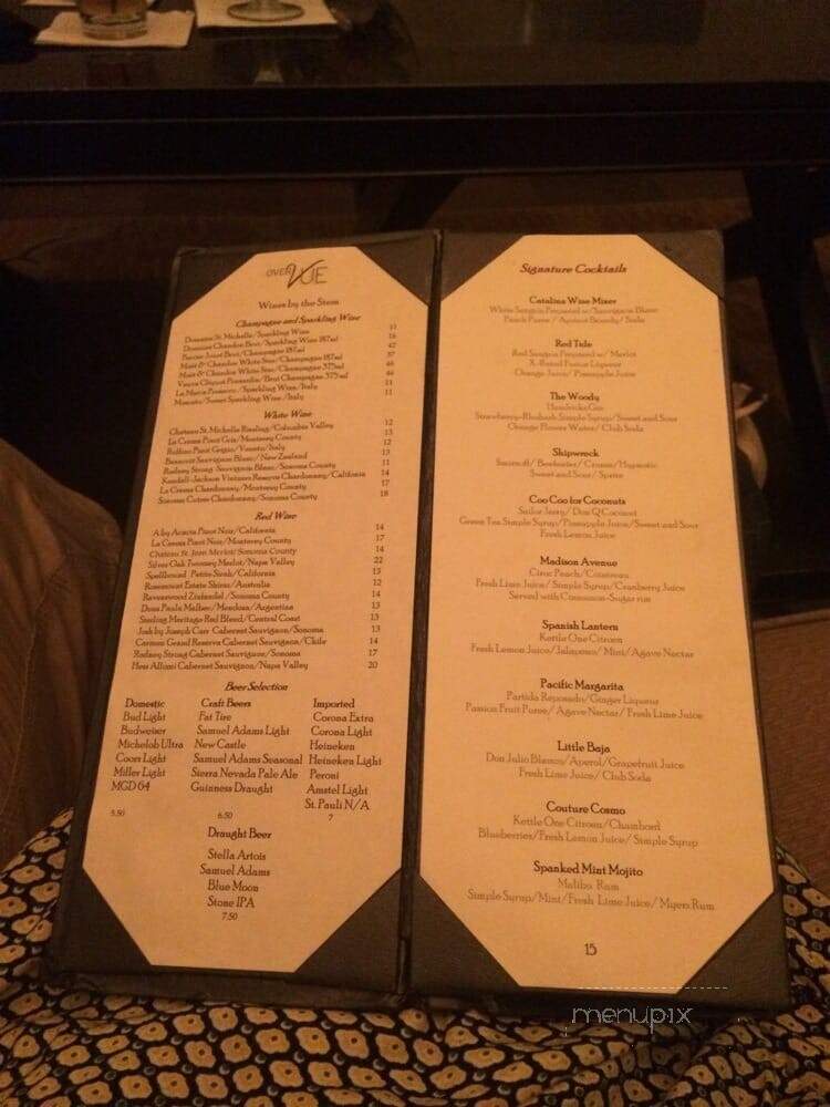 Commodore's Lounge - Dana Point, CA menu_pic