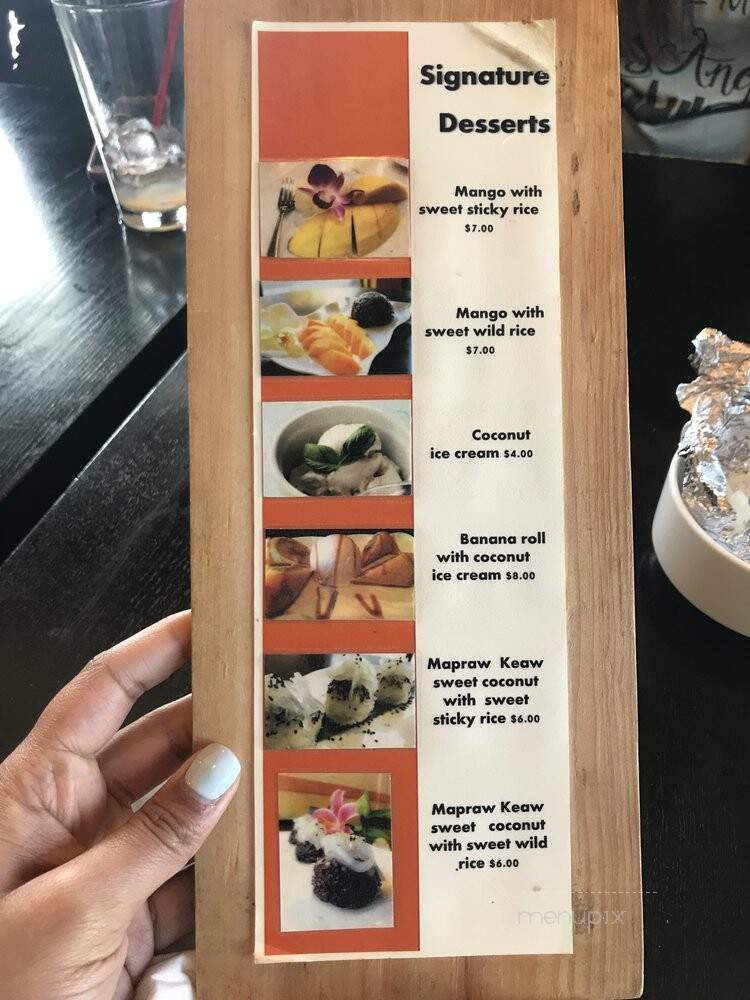 Bulan Thai Vegetarian Kitchen - Los Angeles, CA menu_pic