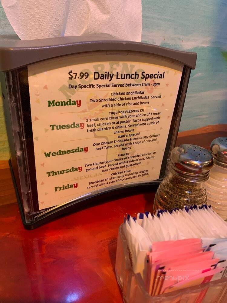 Moreno's Mexican - Friendswood, TX menu_pic