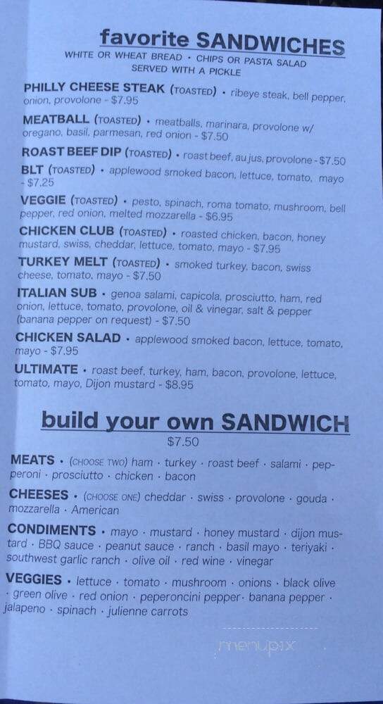 Pizza Shack - Scotts Hill, TN menu_pic