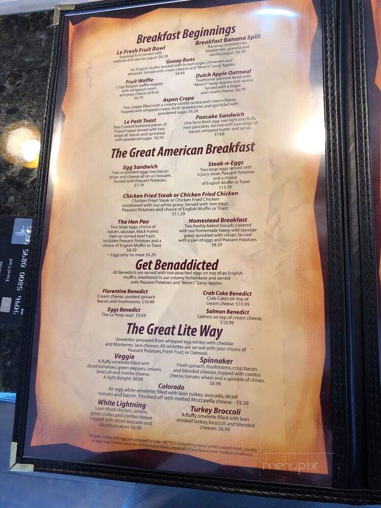 Le Peep At Trenton Crossing - McAllen, TX menu_pic