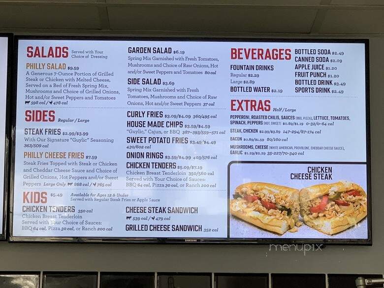Cheese Steak Shop - San Ramon, CA menu_pic