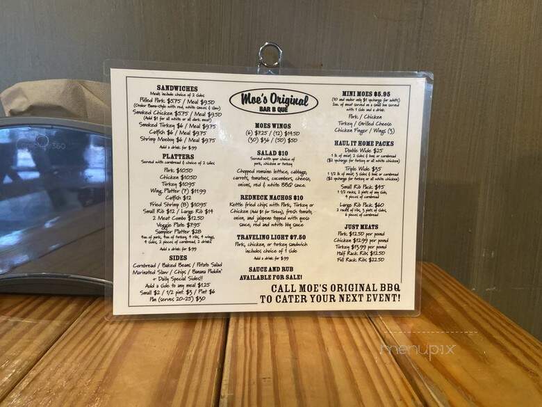 Moe's Original BBQ - Hoover, AL menu_pic