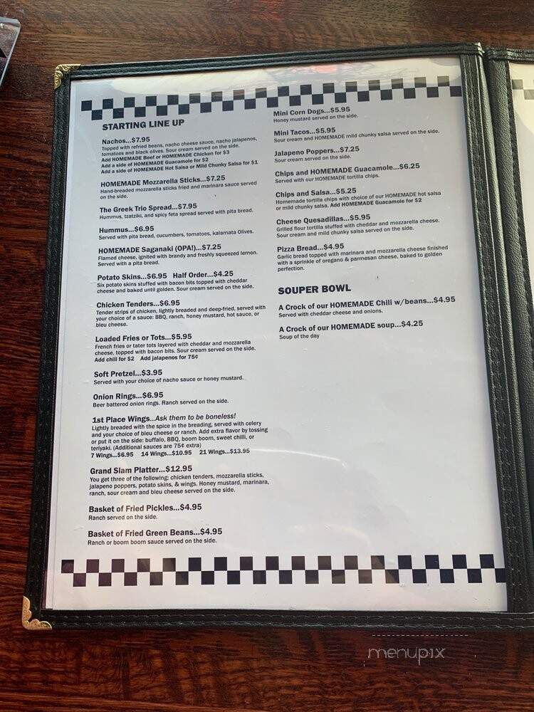 First Place Sports Bar & Grill - Hoffman Estates, IL menu_pic
