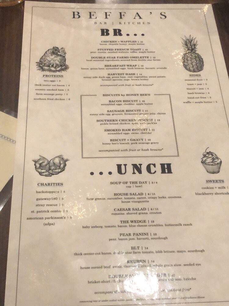 Beffa's - Saint Louis, MO menu_pic