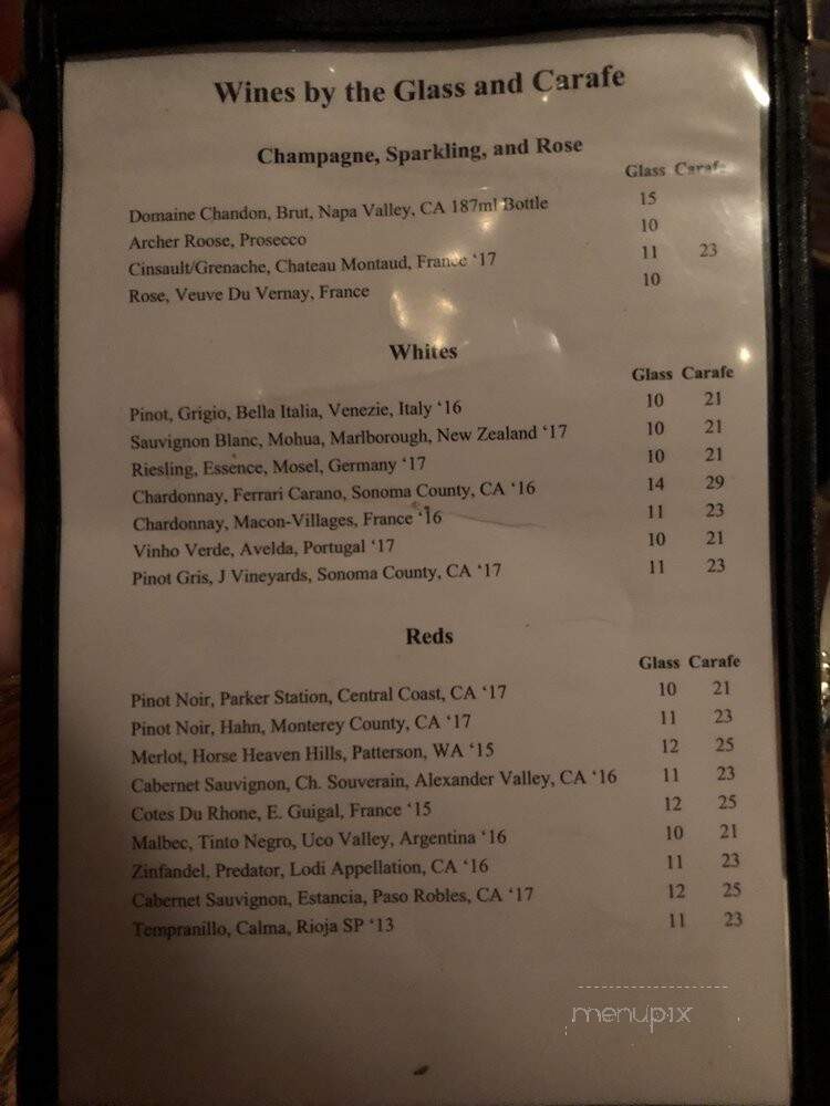 Grill Room & Bar - Portland, ME menu_pic