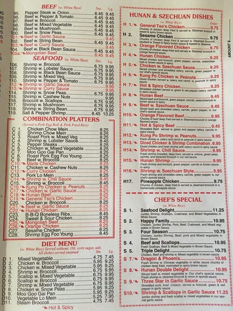 China Express - Rantoul, IL menu_pic
