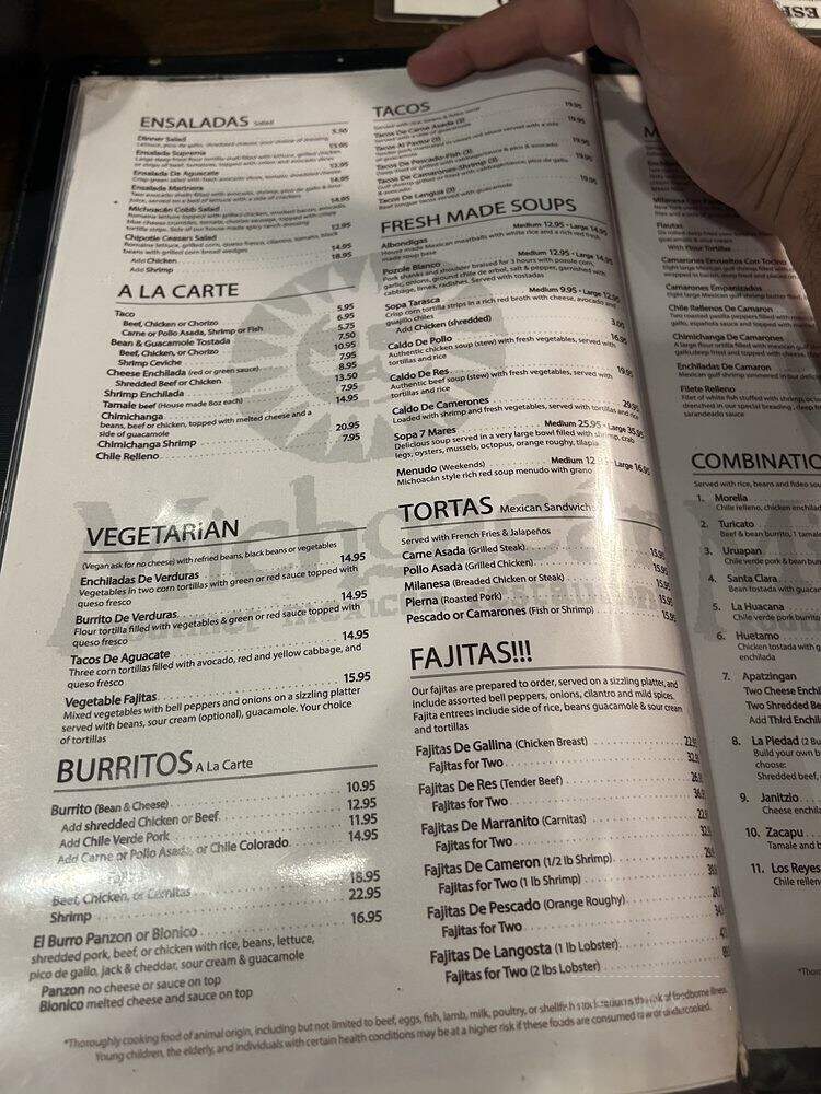 Lindo Michoacan - Las Vegas, NV menu_pic