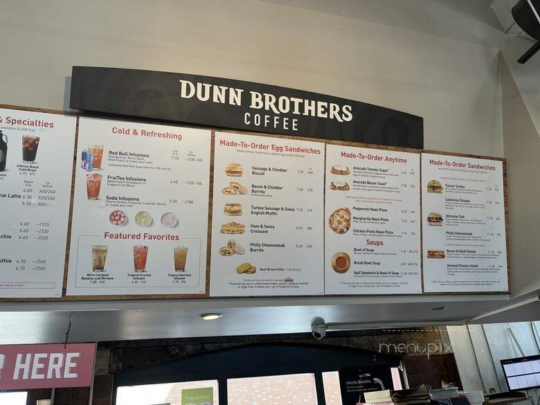 Dunn Bros Coffee - Minneapolis, MN menu_pic