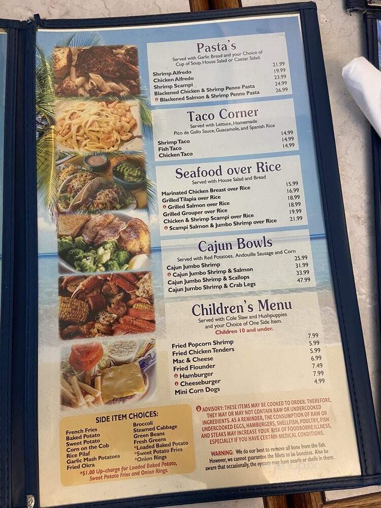 Bay Breeze - Marietta, GA menu_pic