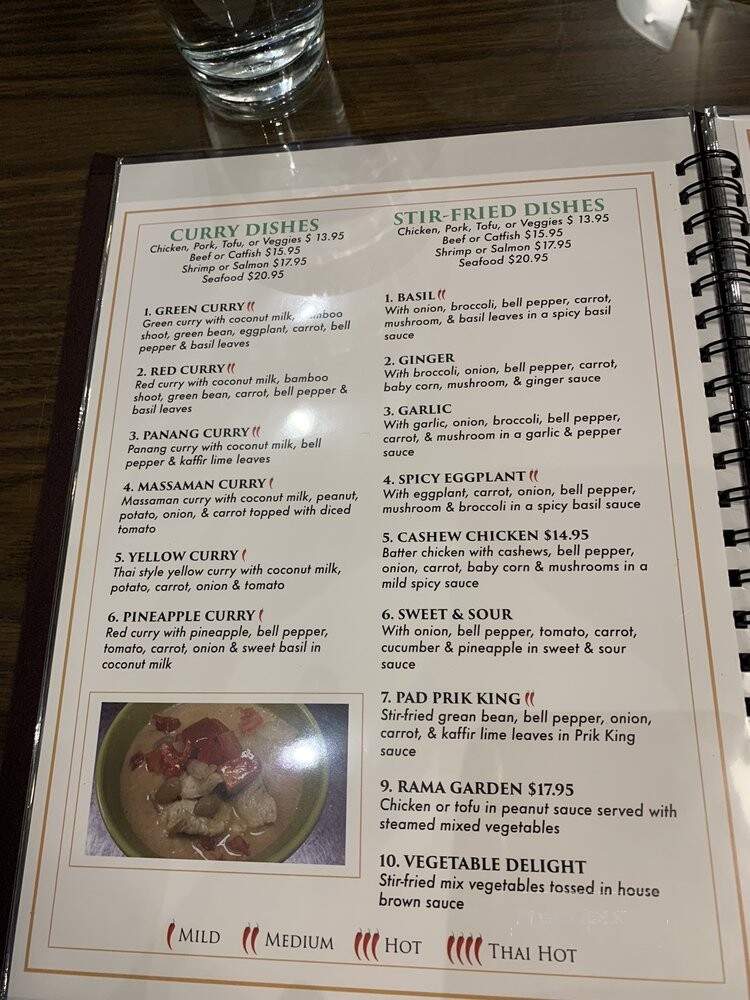 Suwana's Thai Orchid - Asheville, NC menu_pic