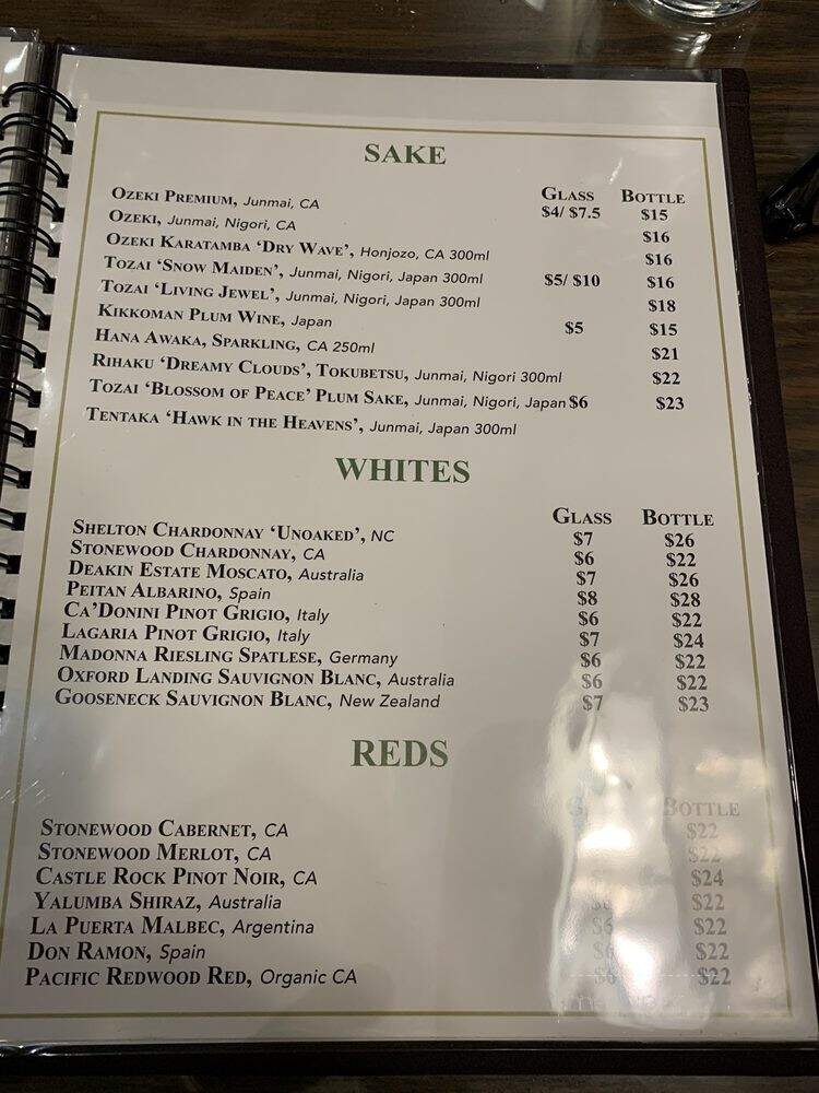 Suwana's Thai Orchid - Asheville, NC menu_pic