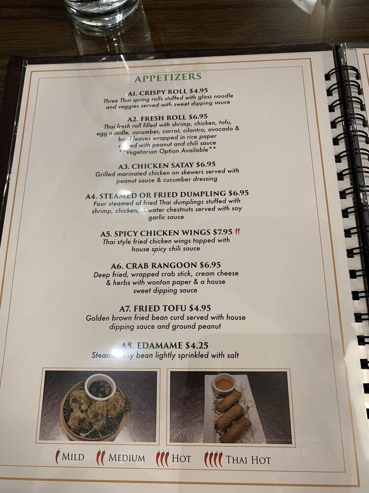 Suwana's Thai Orchid - Asheville, NC menu_pic