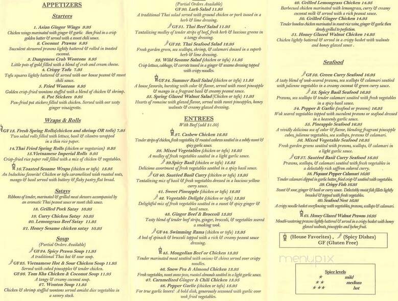 Indochine Cafe - Tacoma, WA menu_pic