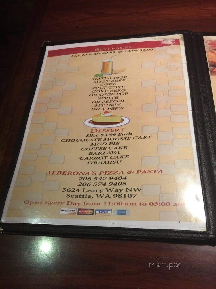 Alberona's Pizza & Pasta - Seattle, WA