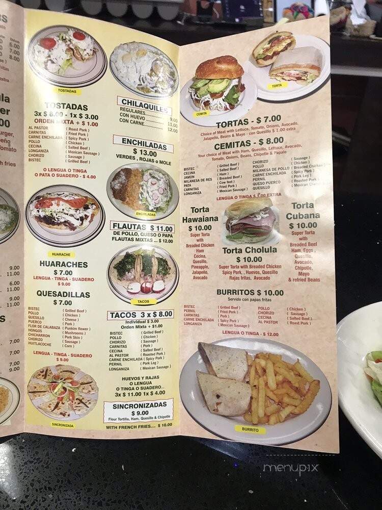 Cholula Bella Deli - Brooklyn, NY menu_pic