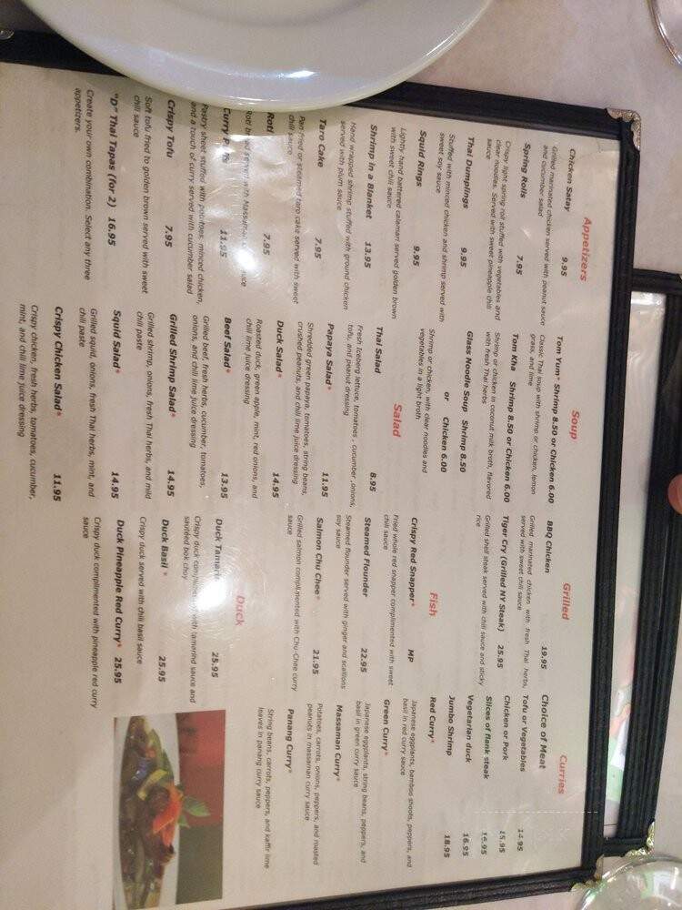D Thai Kitchen - Thornwood, NY menu_pic
