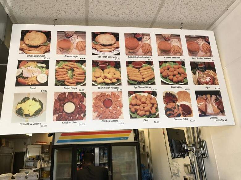 Shark's Chicken, Fish & Shrimp - Columbus, OH menu_pic