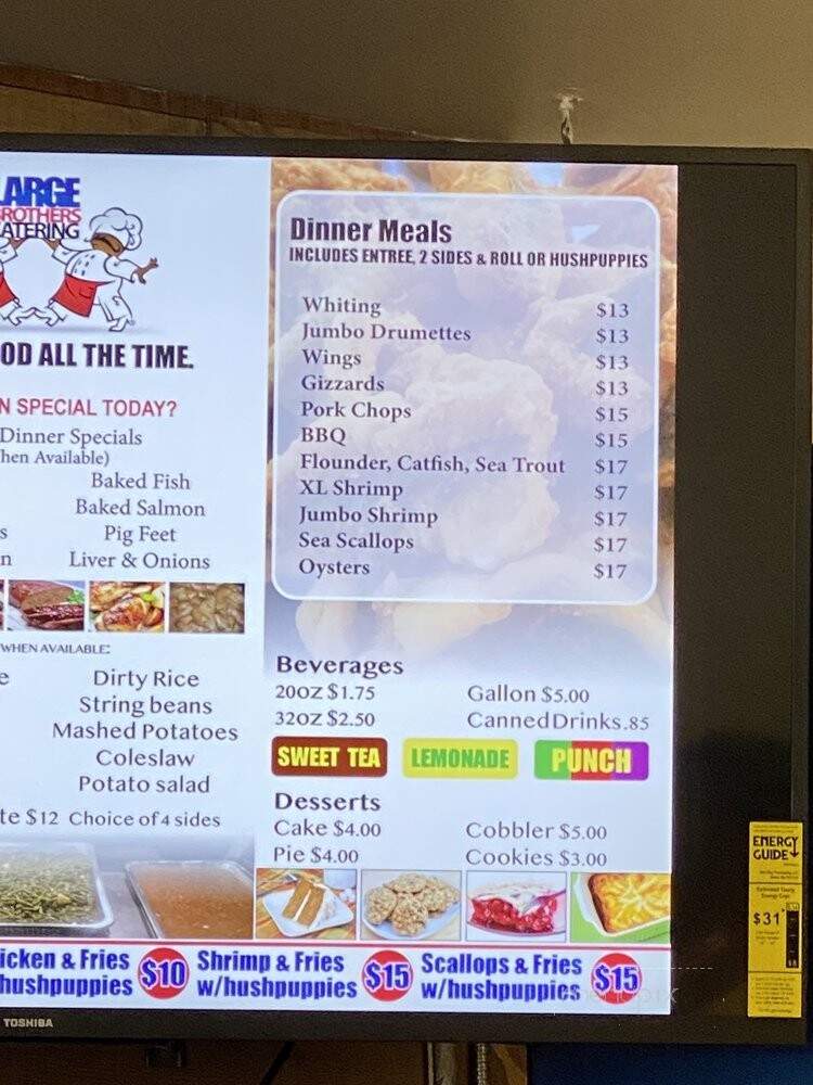 Large Brothers Catering - Portsmouth, VA menu_pic